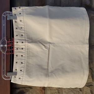 Tan grommet waist mini